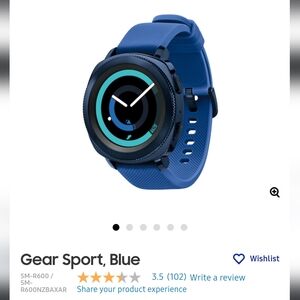 New-Blue-Samsung Gear Sport Watch